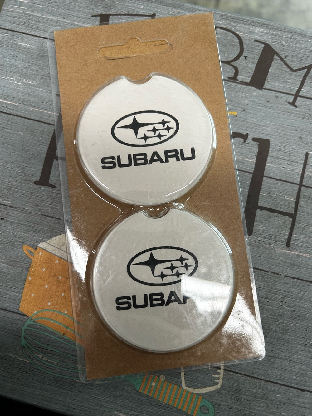 NWT Authentic Subaru Car Coasters